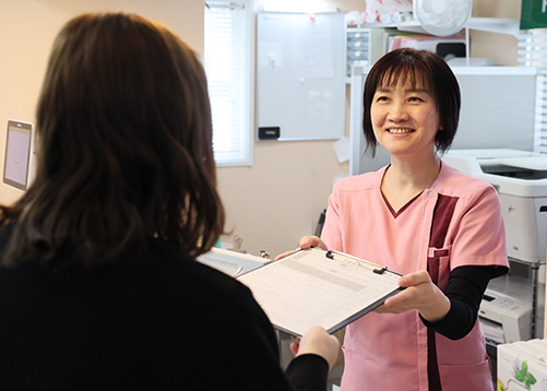 無料体験の後に、同意書発行で安心